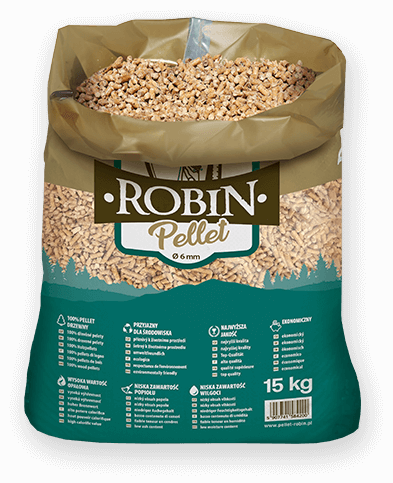 worek pelletu opałowego Robin do kupienia w Świątnikach Górnych lub sklepie internetowym
